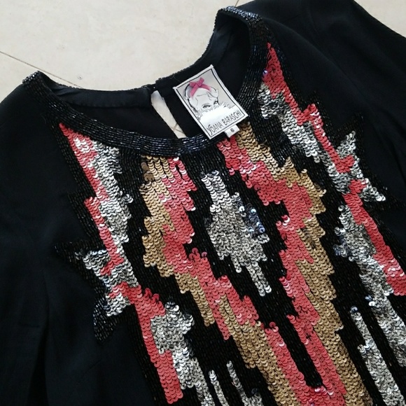 Yoana Baraschi black dress us 6 - Picture 2 of 8